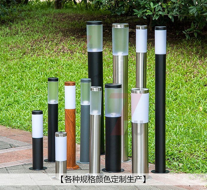 (QDCPD-015)圆柱式现代led草坪灯不同高度直接系列展示图片